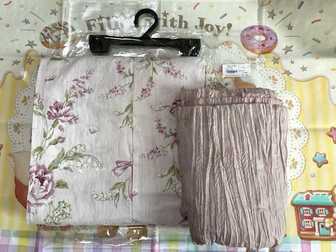 美品メゾンドフルール・FLEURリボン浴衣2024☆完売品♡ピンク