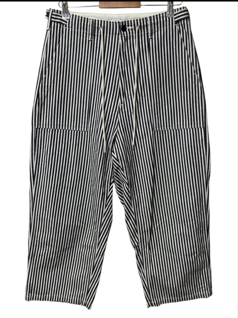 【SETTO】ヒッコリーベイカーパンツ 岡山児島 ジャパンブルー