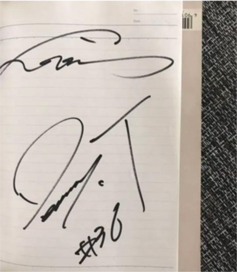 【大特価！58人分セット】直筆サイン　大学ノート