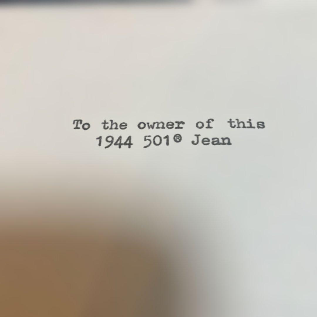 LEVI'S S501XX 大戦モデルW34 L34