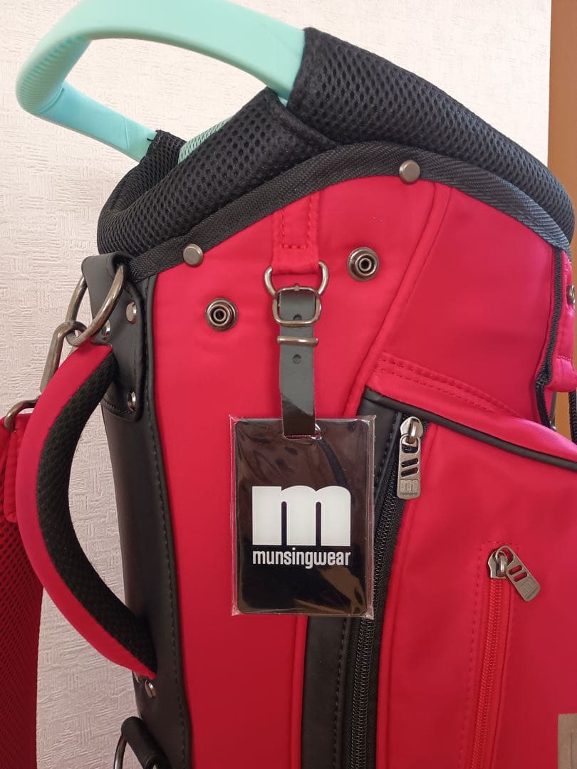 美品 munsingwear ゴルフバッグ スタンド付