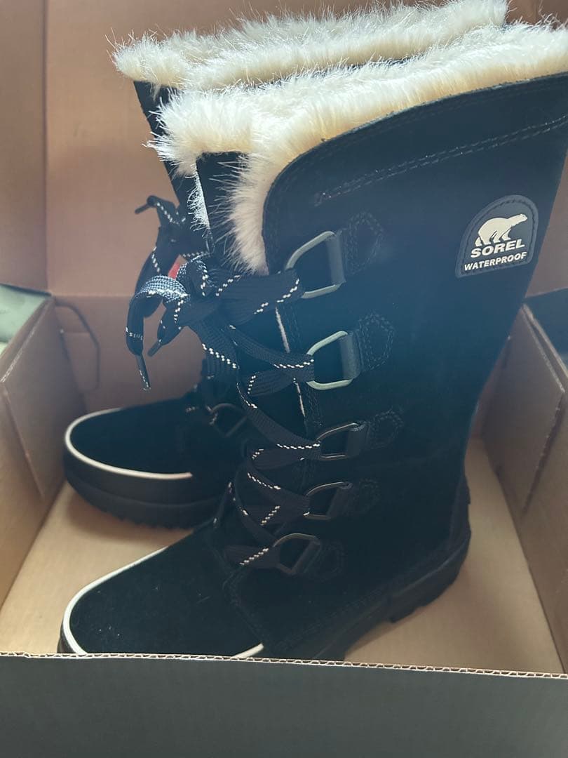 SORELブーツ TIVOLI 4 TALL ブラック 8.5