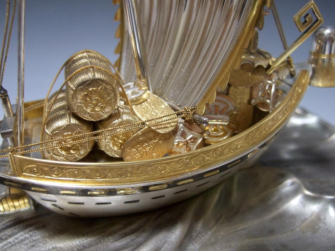 銀製 宝船 TAKEHIKO 関武比古 STERLING 960