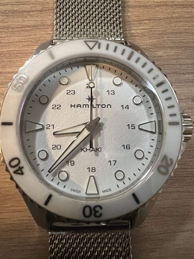 美品　HAMILTON H822210 ハミルトン　カーキネイビースキューバ