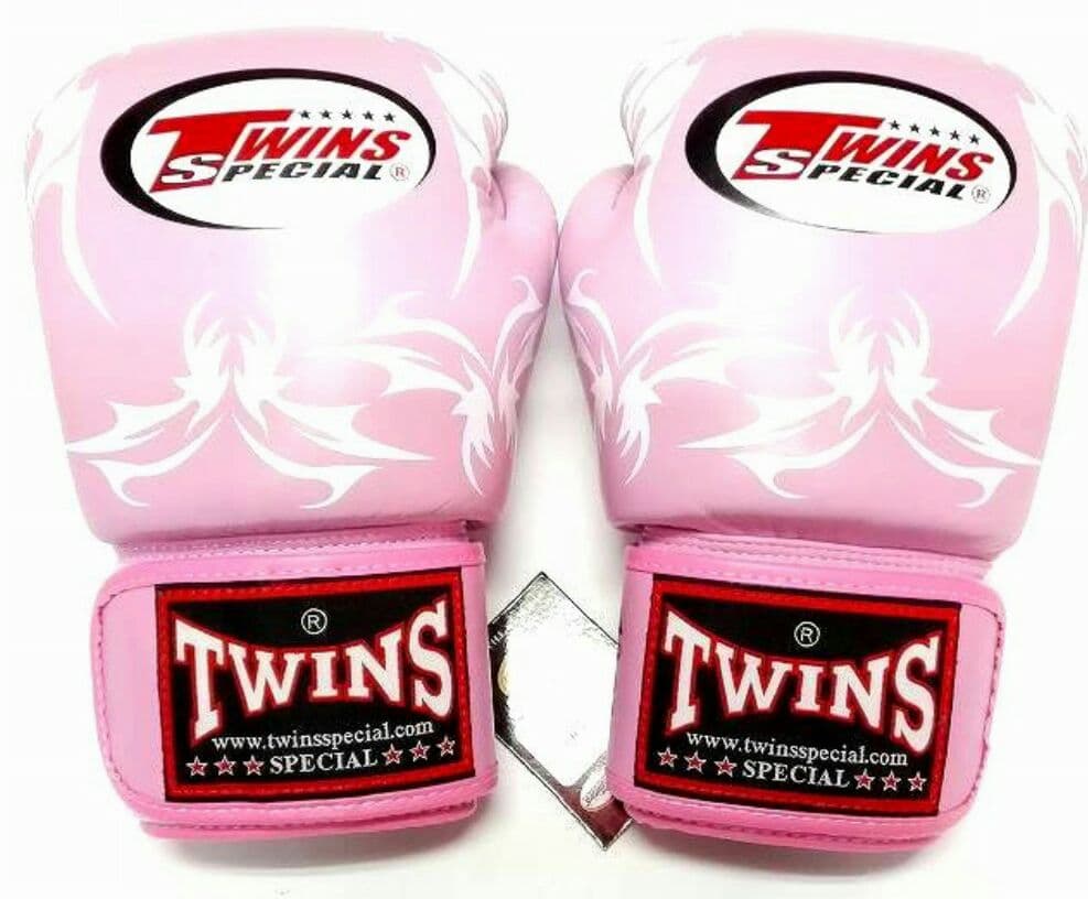 新品 正規 TWINS 本格ボクシンググローブ 本革製 サイズ選択 トライバル桃