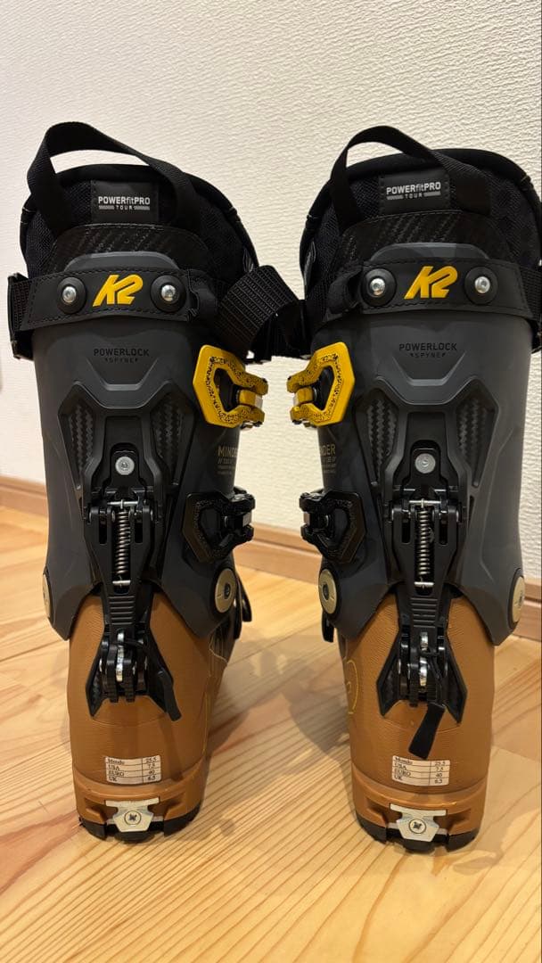 極美品 k2 mindbender 130 25/25.5cm