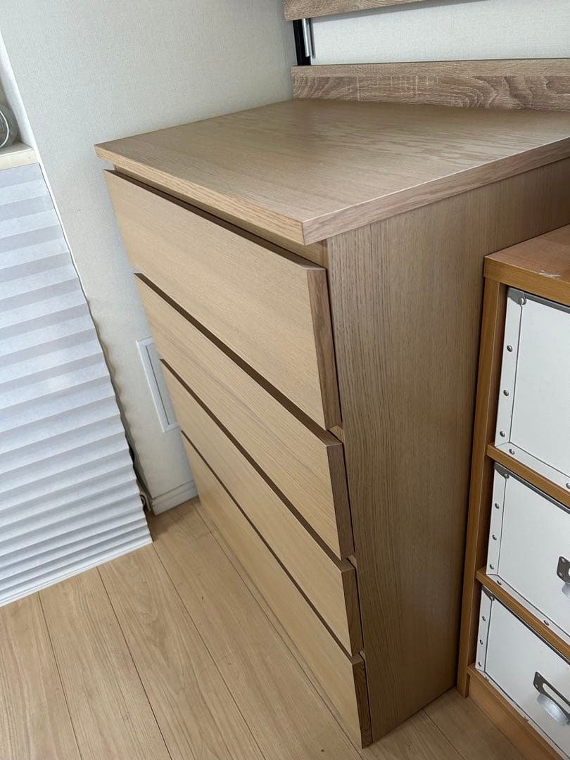 ★★送料込み★★ IKEA マルム　4段チェスト