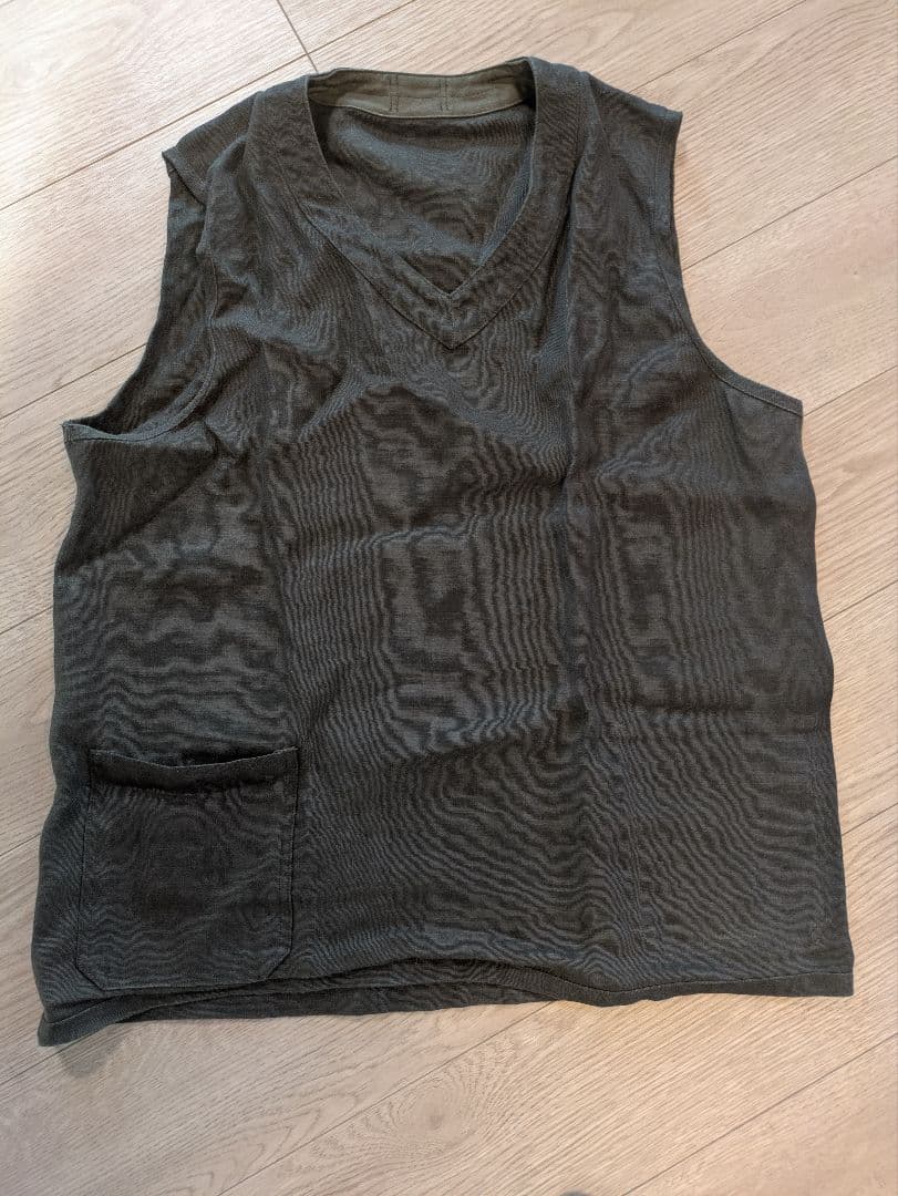 ナイジェルケーボン　リネンベスト　サイズ50