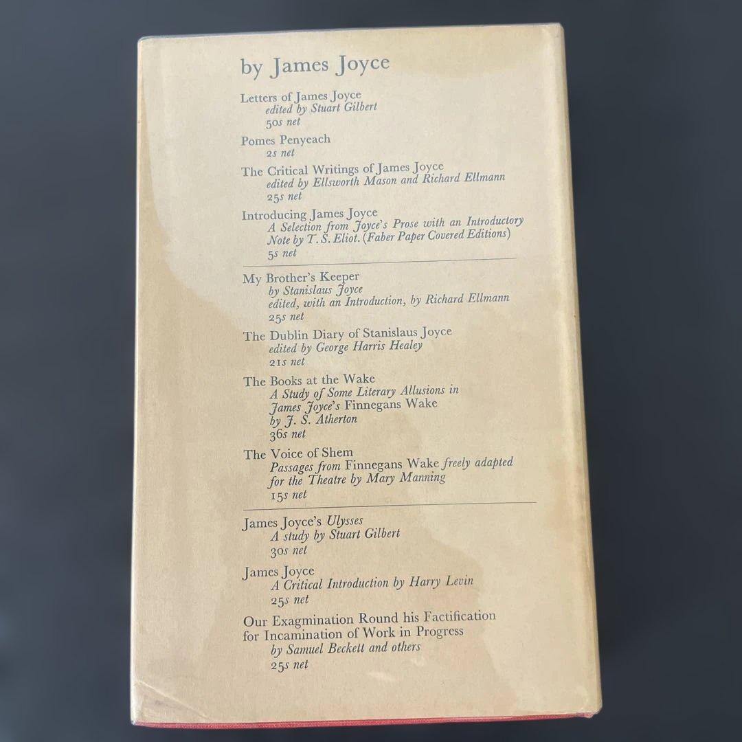 FINNEGANS WAKE BY JAMES JOYCE　1968