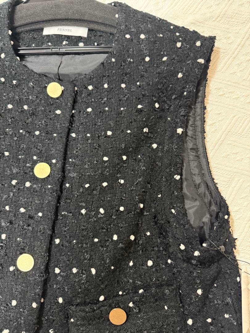 ツイードベスト☆トゥモローランド、ドゥーズィエムクラス、ルシェルブルー、シップス