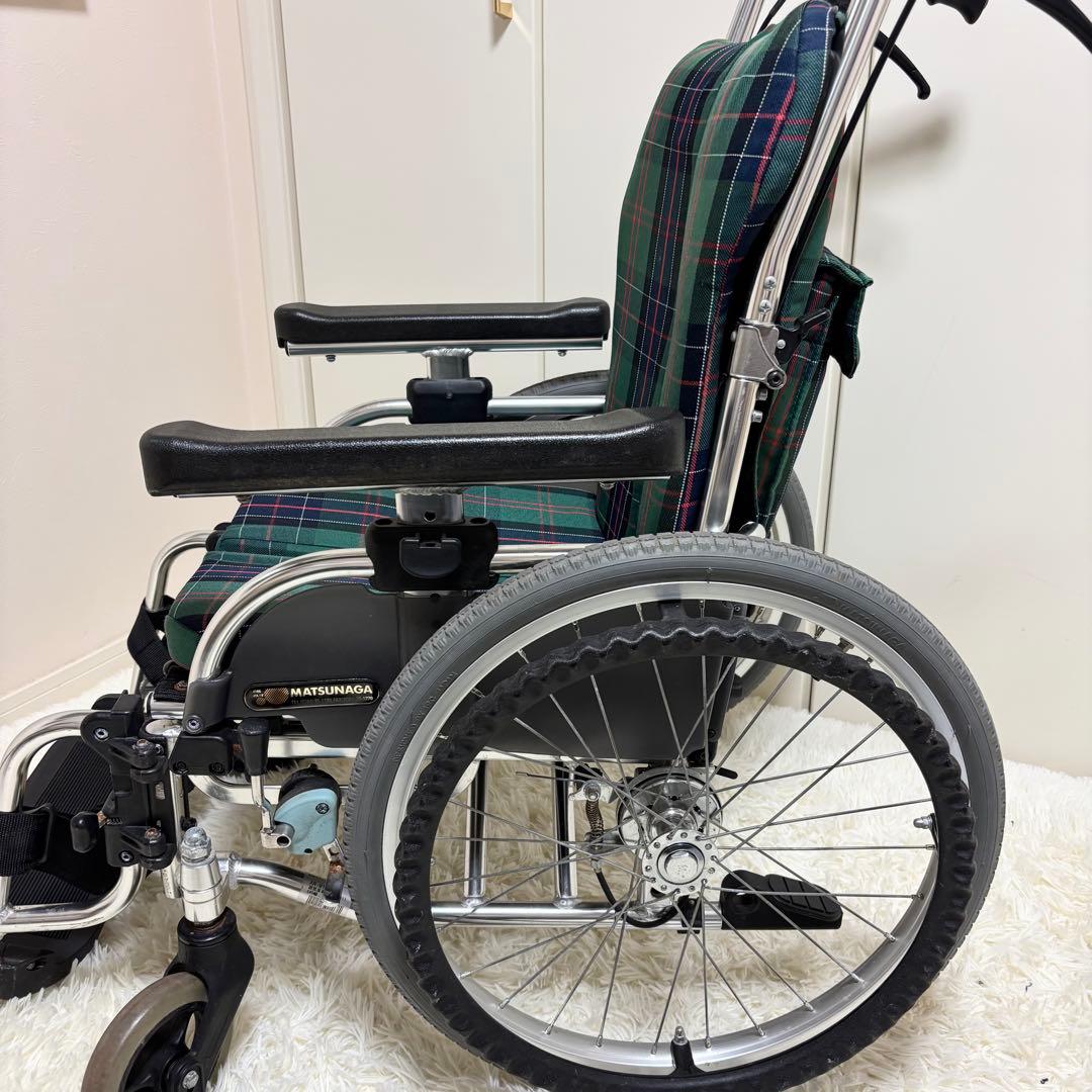 松永製作所　車椅子　コンパクトセミモジュールタイプ　介助型