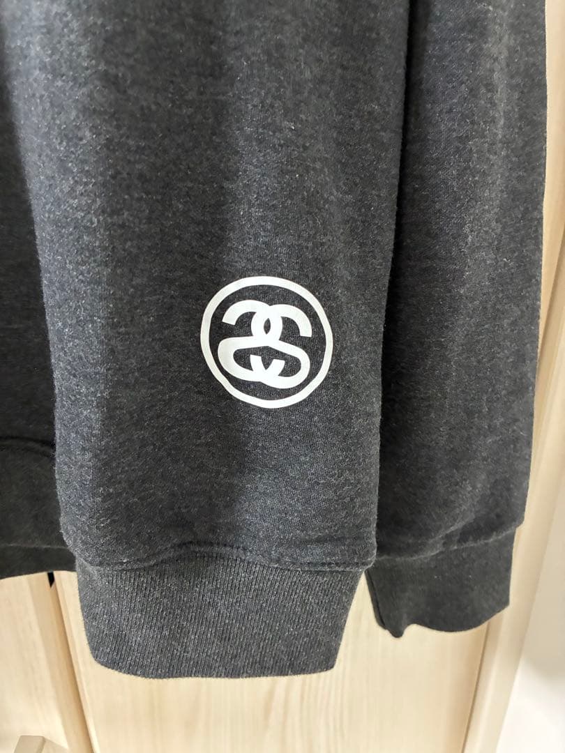 ステューシーStussy スウェット Lサイズ　チャコールグレー