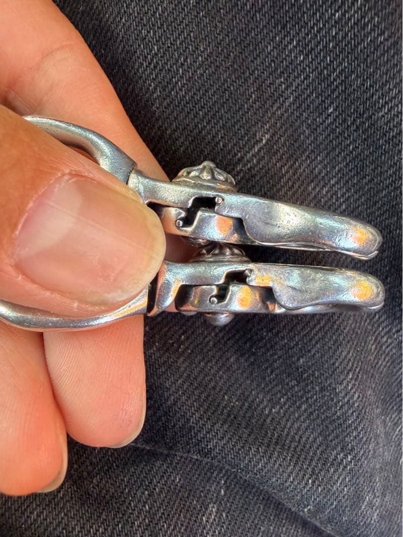 クロムハーツ FANCY SHORT 2クリップ ショート ウォレットチェーン