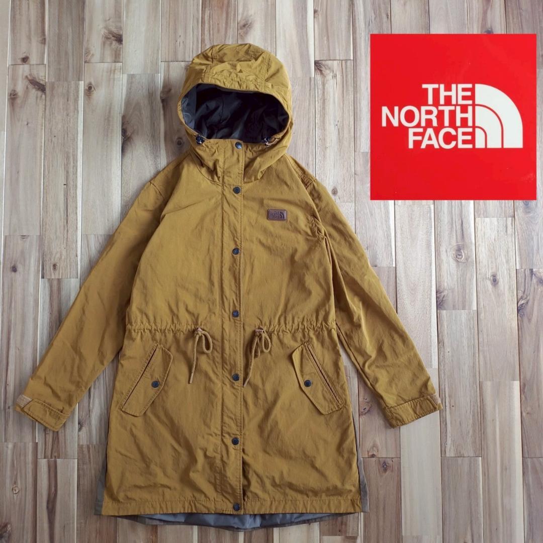 美品　ノースフェイス　スプリング　マウンテン　　　コート　レディースＬ　オークル