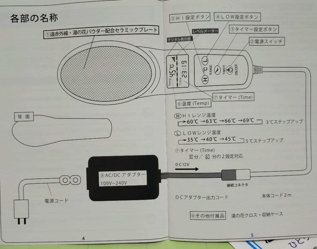 湯の花 温熱器「アッチッチ」YO-300