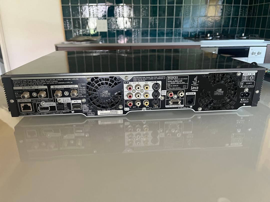 完動品 SONY 2チューナーブルーレイレコーダー 500GB BDZ-L95