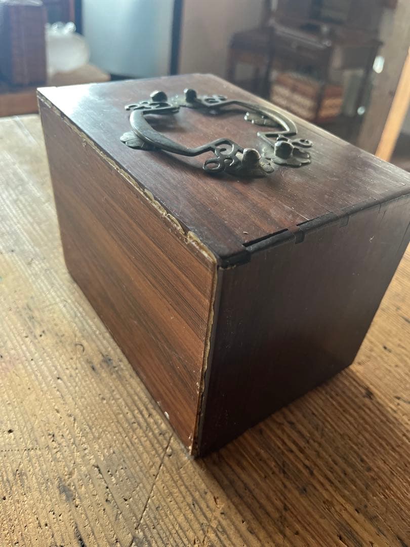 麻雀牌セット　木箱付き　骨董 中国製