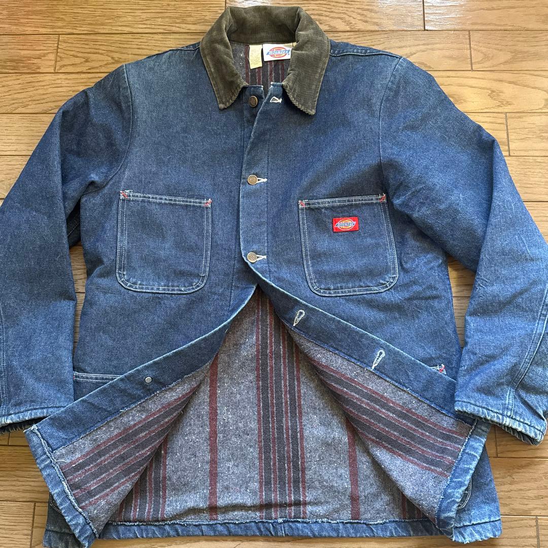 DICKIES ディッキーズ　デニムカバーオール 裏ブランケット　サイズ　38