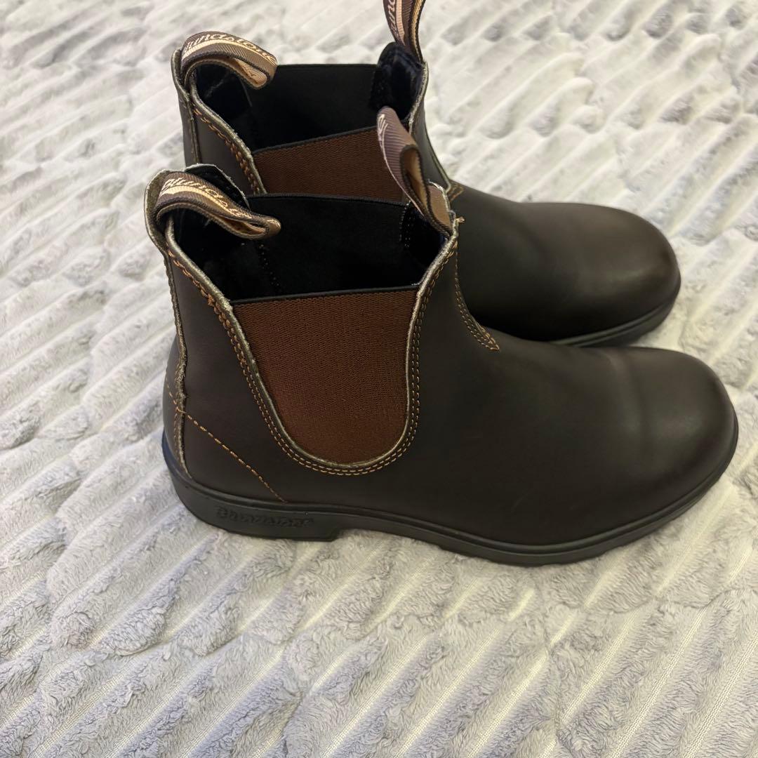 Blundstone 500 ブラウン サイドゴアブーツ