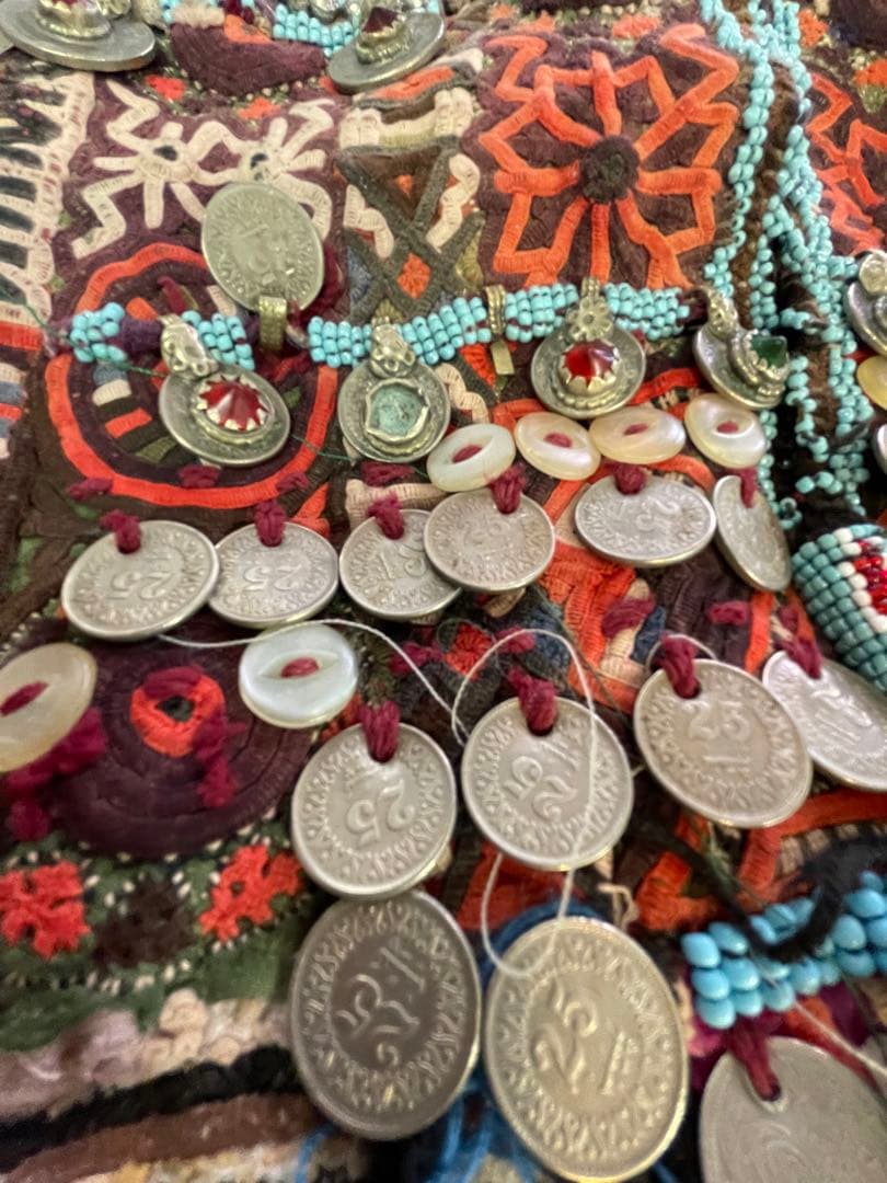 値下げ激レア！ビンテージ/アフガン民族衣装ドレス[YA]