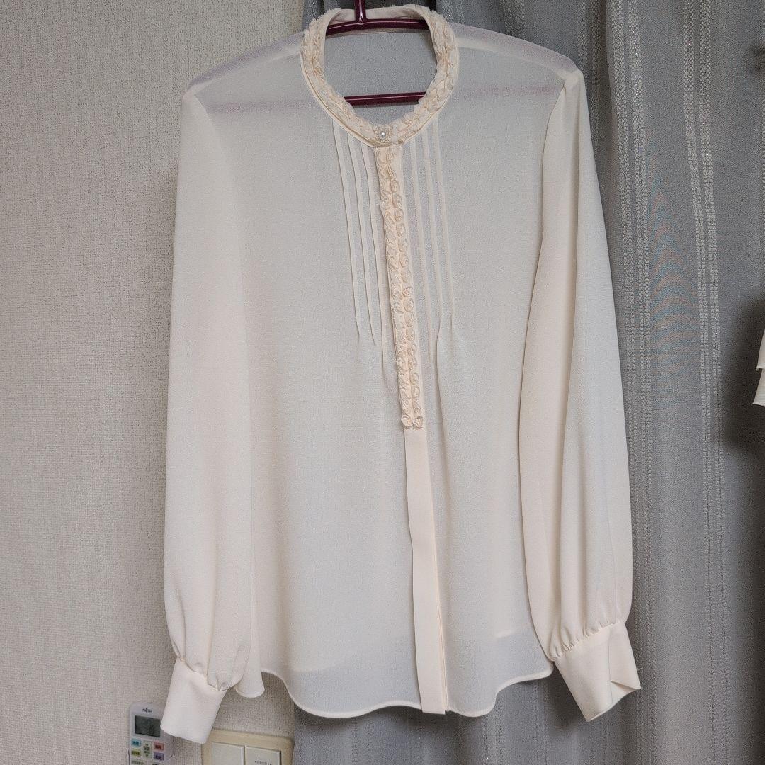 NagiSa-yo　ジョーゼットテクニカル刺繍 ブラウス