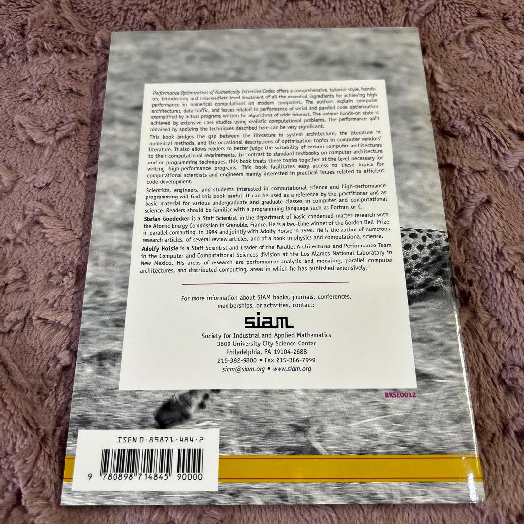 コンピュータ・IT Performance Optimization of Numerical...