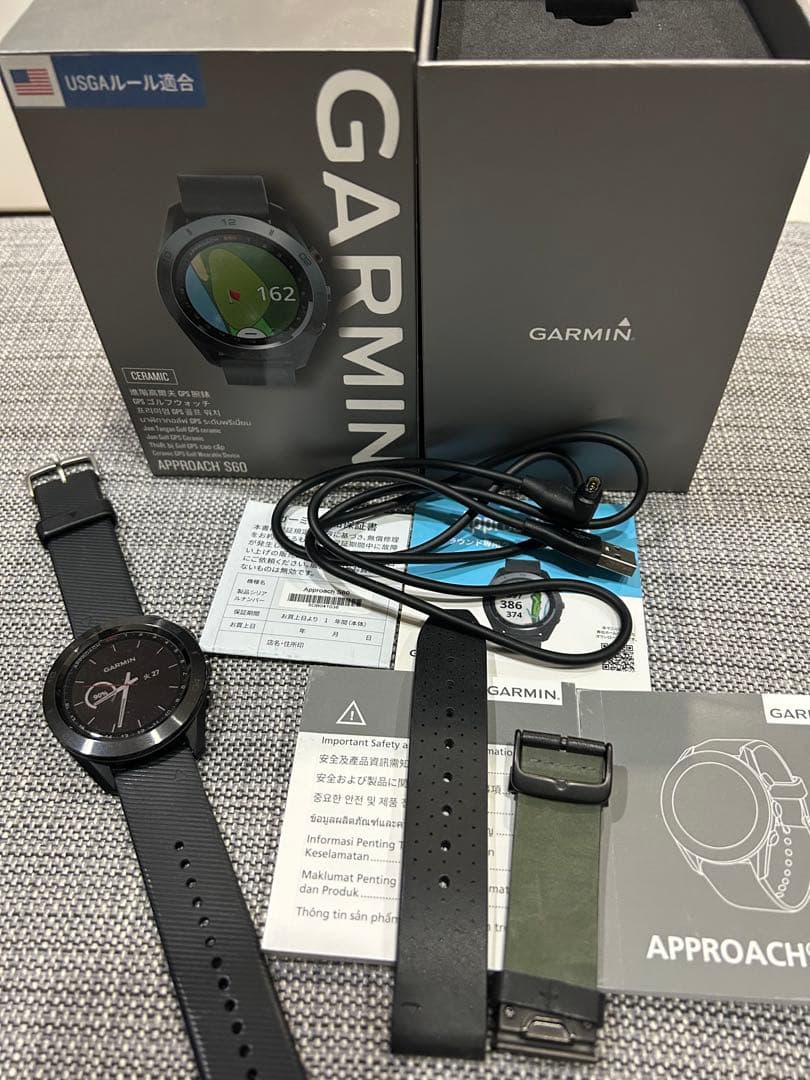 (美品・付属品完備！)GARMIN APPROACH S60 GPSナビ
