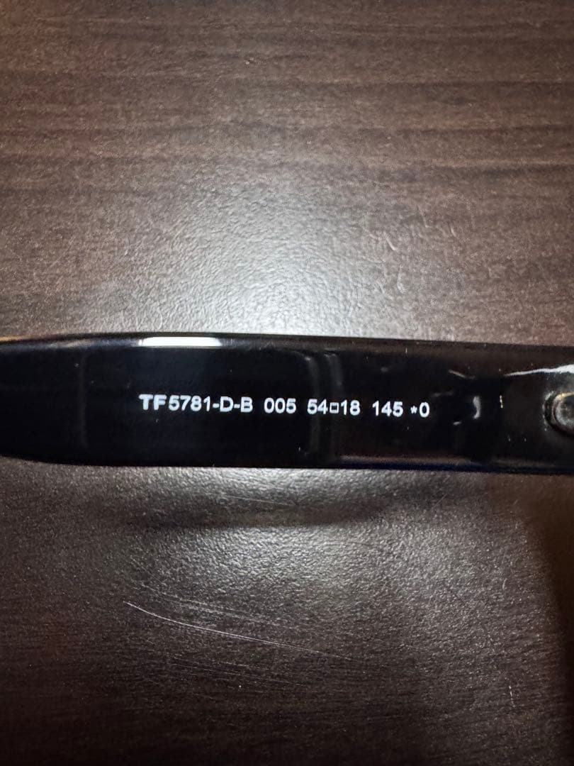 TOM FORD TF5781-D-B ブラック メガネ