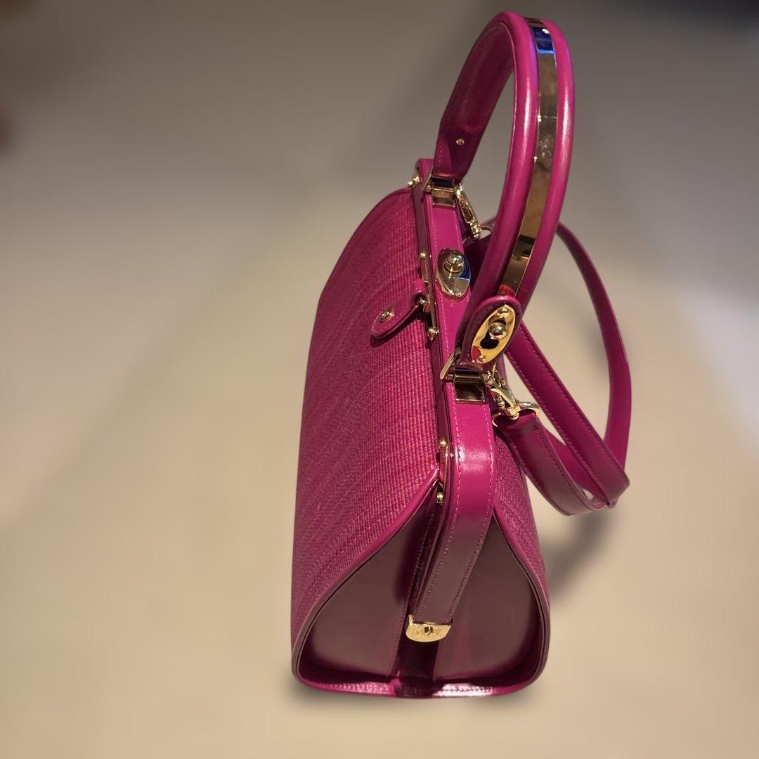 コンテスバッグ　ホースヘア　ショルダーバッグ