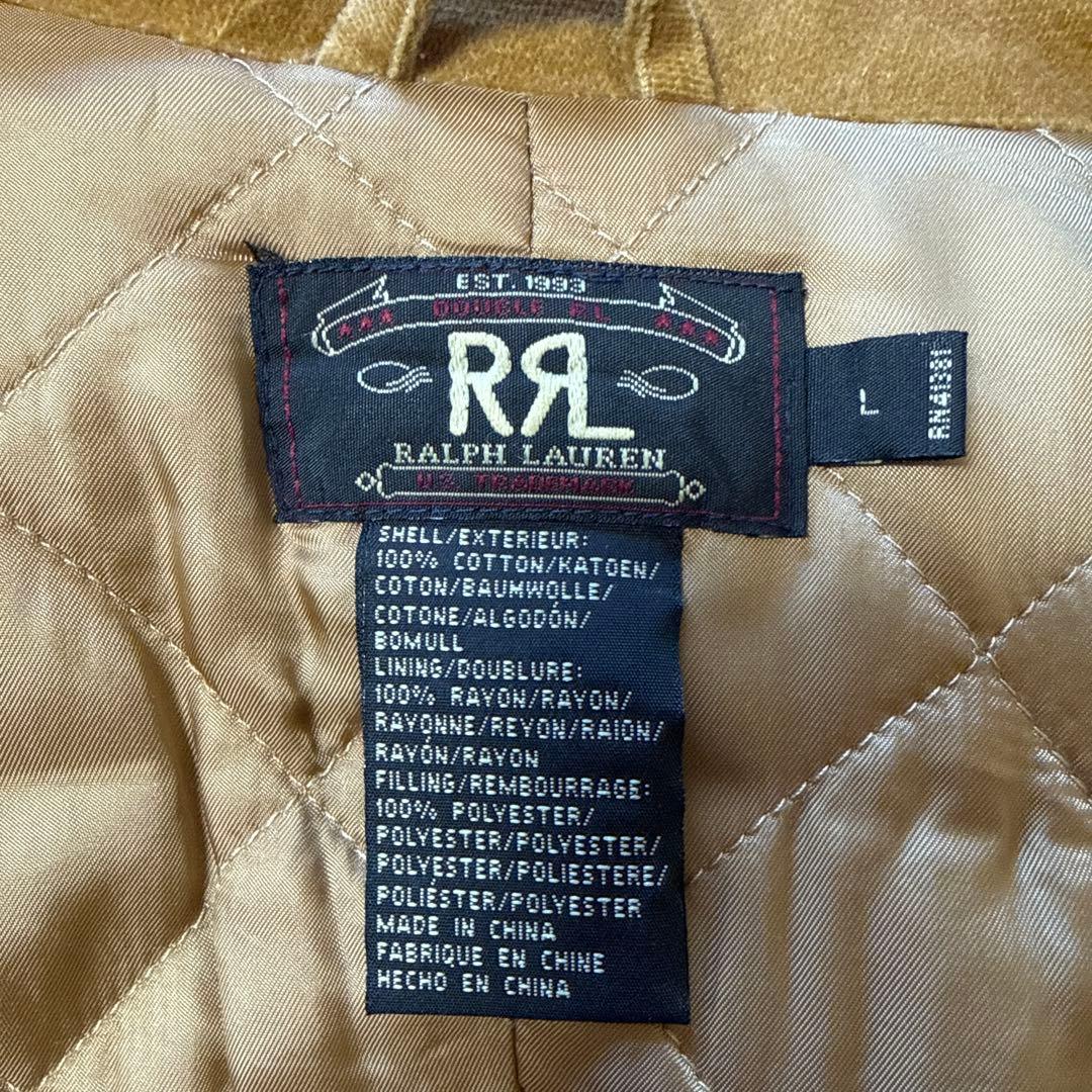 稀少　RRL ダブルアールエル　初期三つ星タグ　ピーコート　ラルフローレン　Ｌ