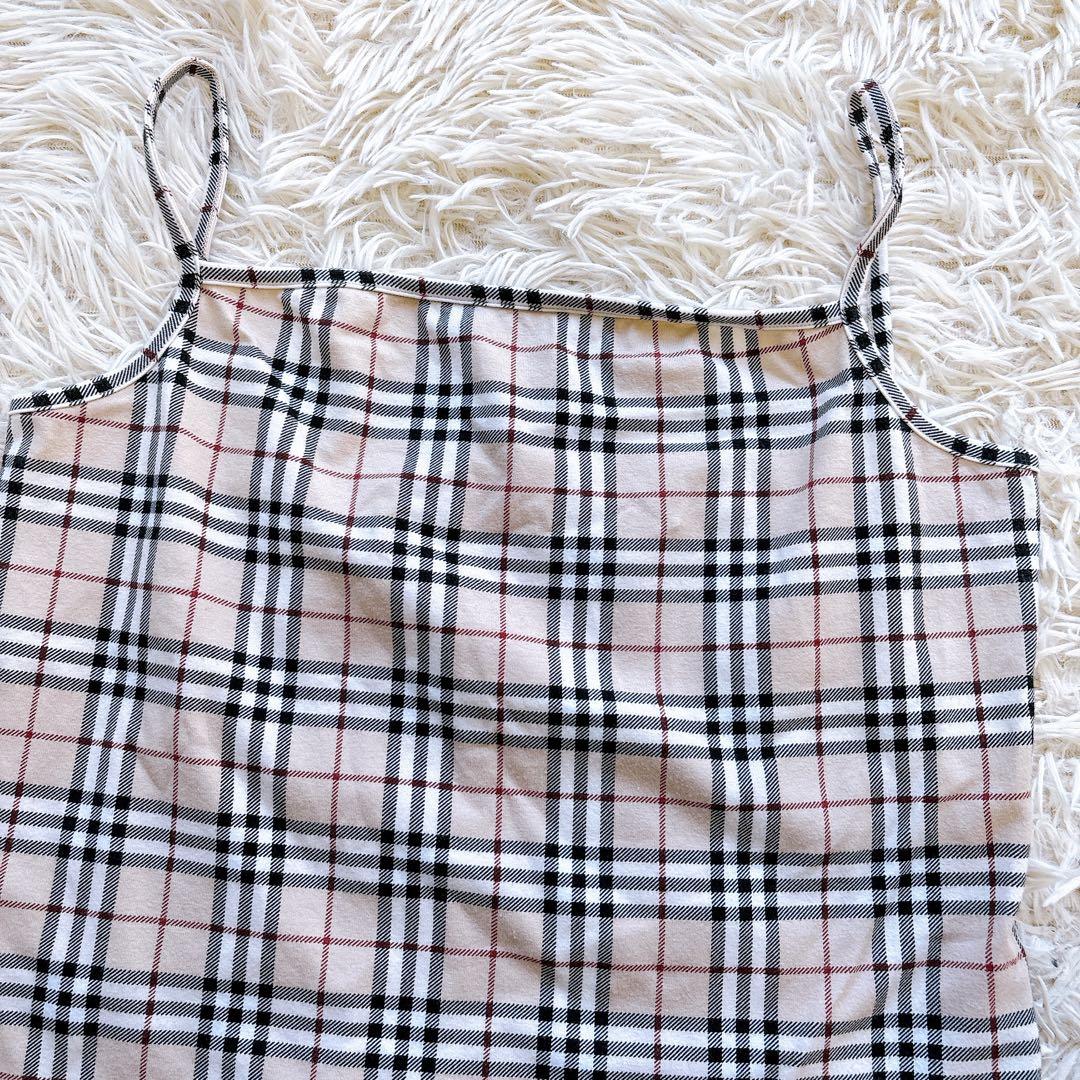 Burberry バーバリーロンドン　ノバチェック　y2k キャミソール　S
