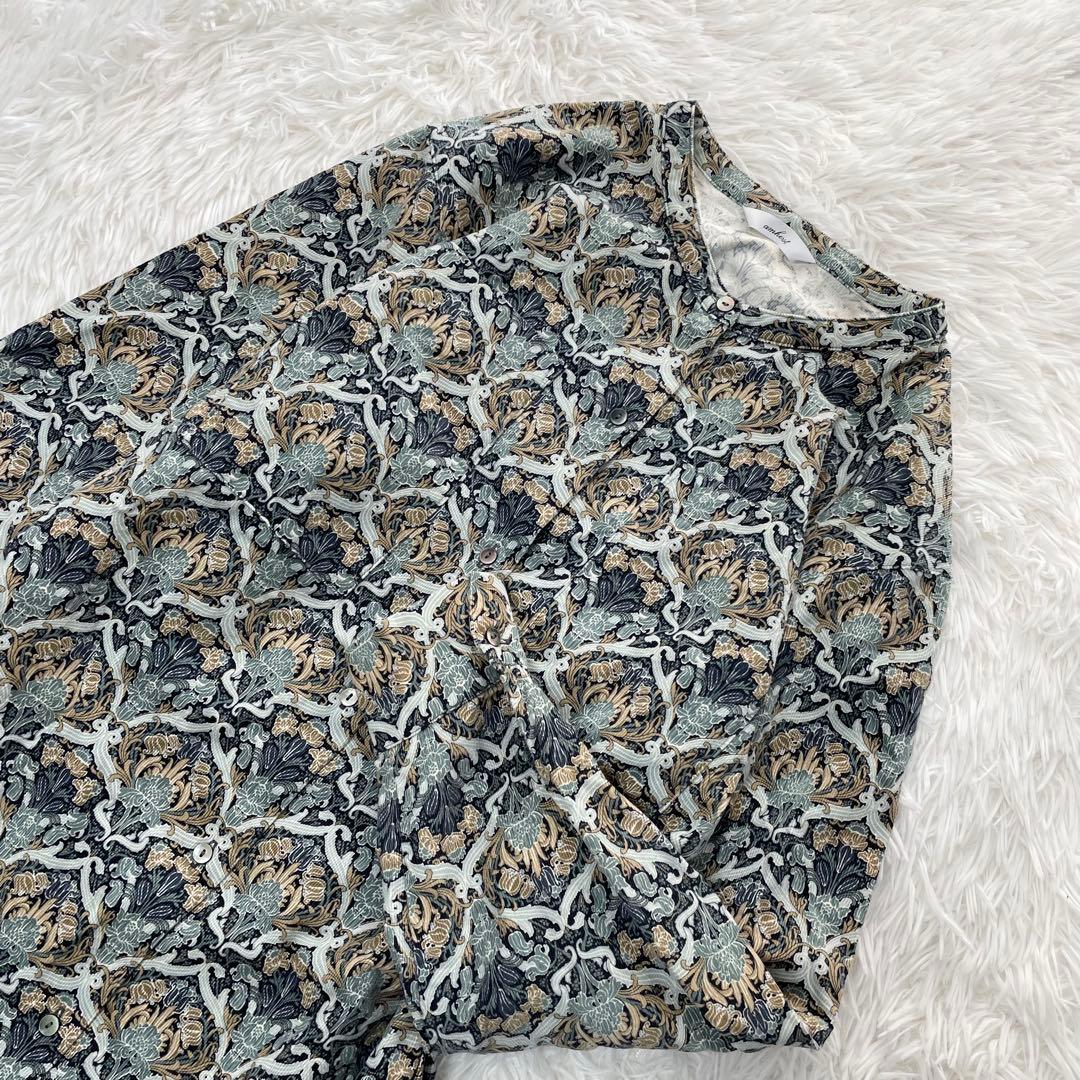 amherst リバティ　コーデュロイワンピース　フローリッシュ　長袖