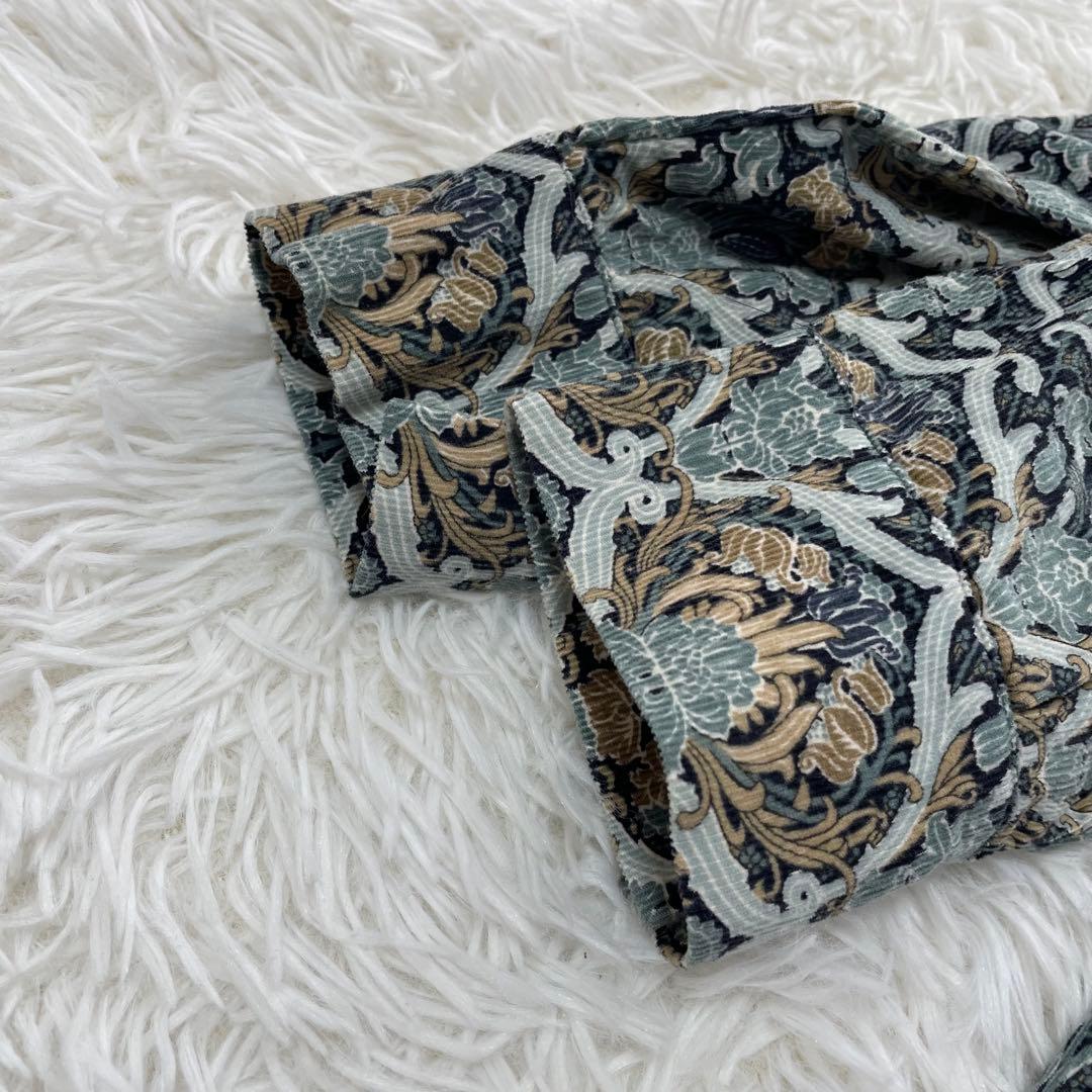 amherst リバティ　コーデュロイワンピース　フローリッシュ　長袖