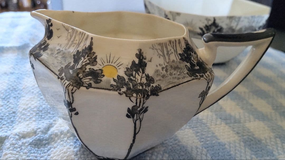 Shelley ／サンライズ＆トールツリー.クリーマー＆シュガーボウル