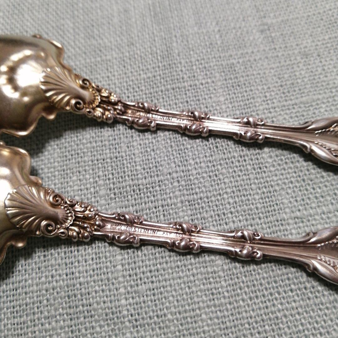 純銀　アンティーク　フォーク2本