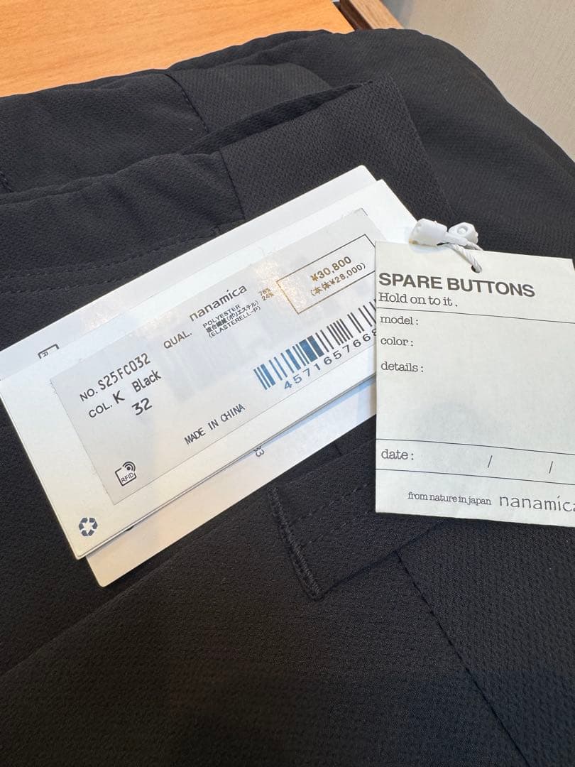 新品未使用【サイズ32】nanamica ALPHADRY Club Pants