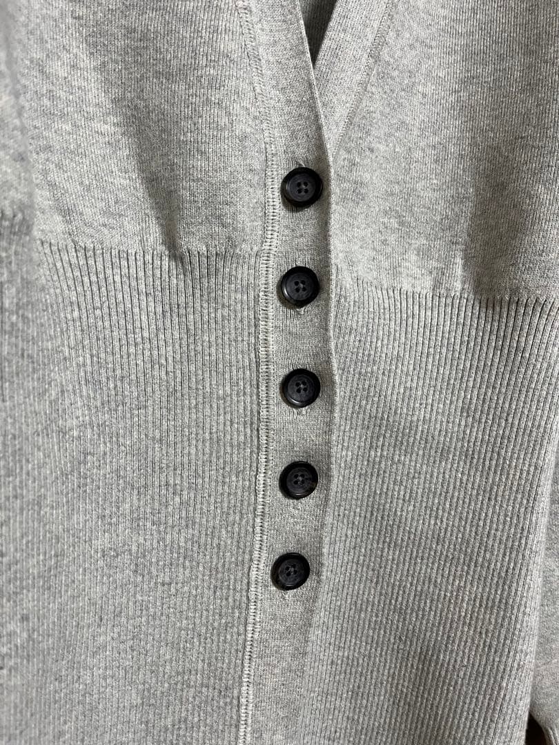 TODAYFUL グレー ニットカーディガン