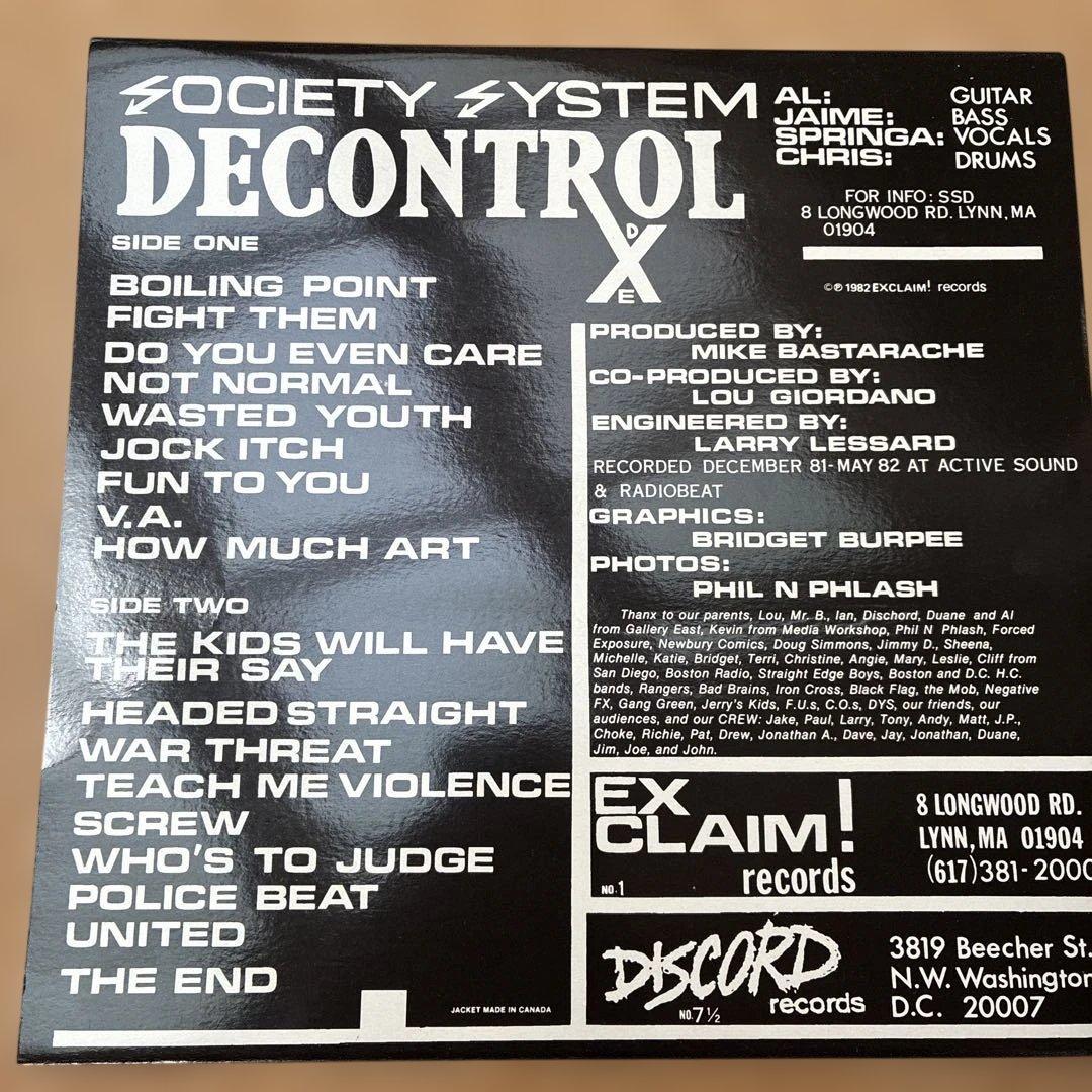 洋楽 SS Decontrol - The Kids Will Have