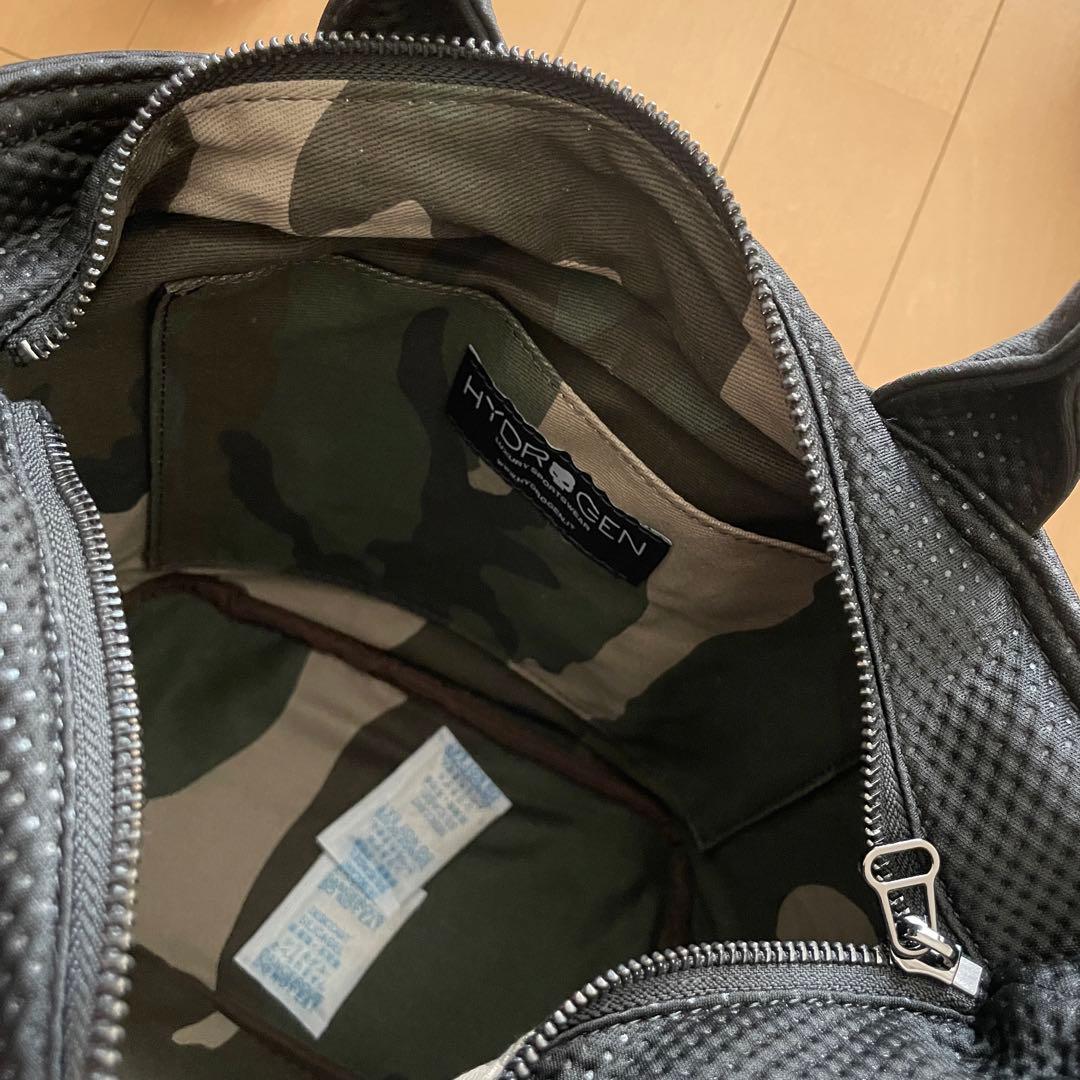 HYDROGENミニトートバッグ -スカルとスターデザイン