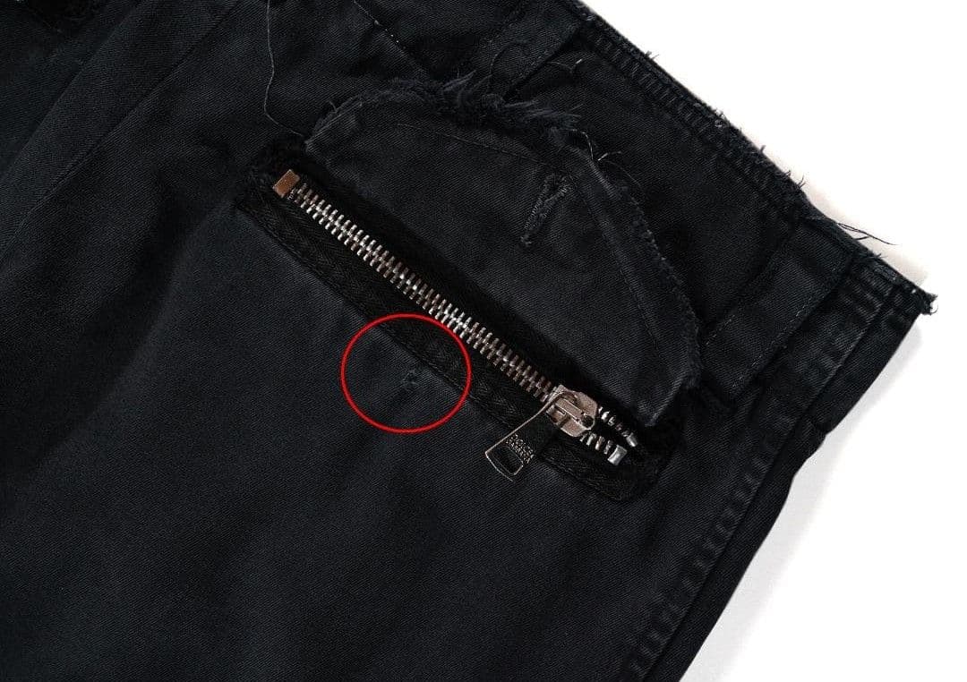 イタリア製 00s DOLCE & GABBANA ダブルジップ カーゴパンツ