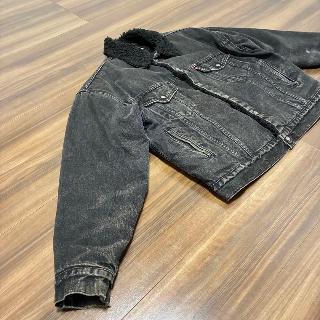 レア　90's LEVI'S 70629-4159 シェルパジャケット　ブラック