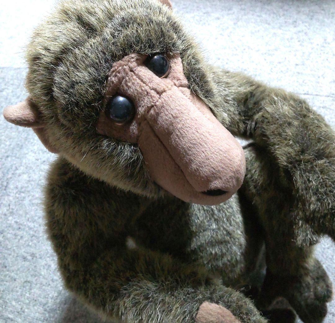 猿 ぬいぐるみ お座り レトロ 希少