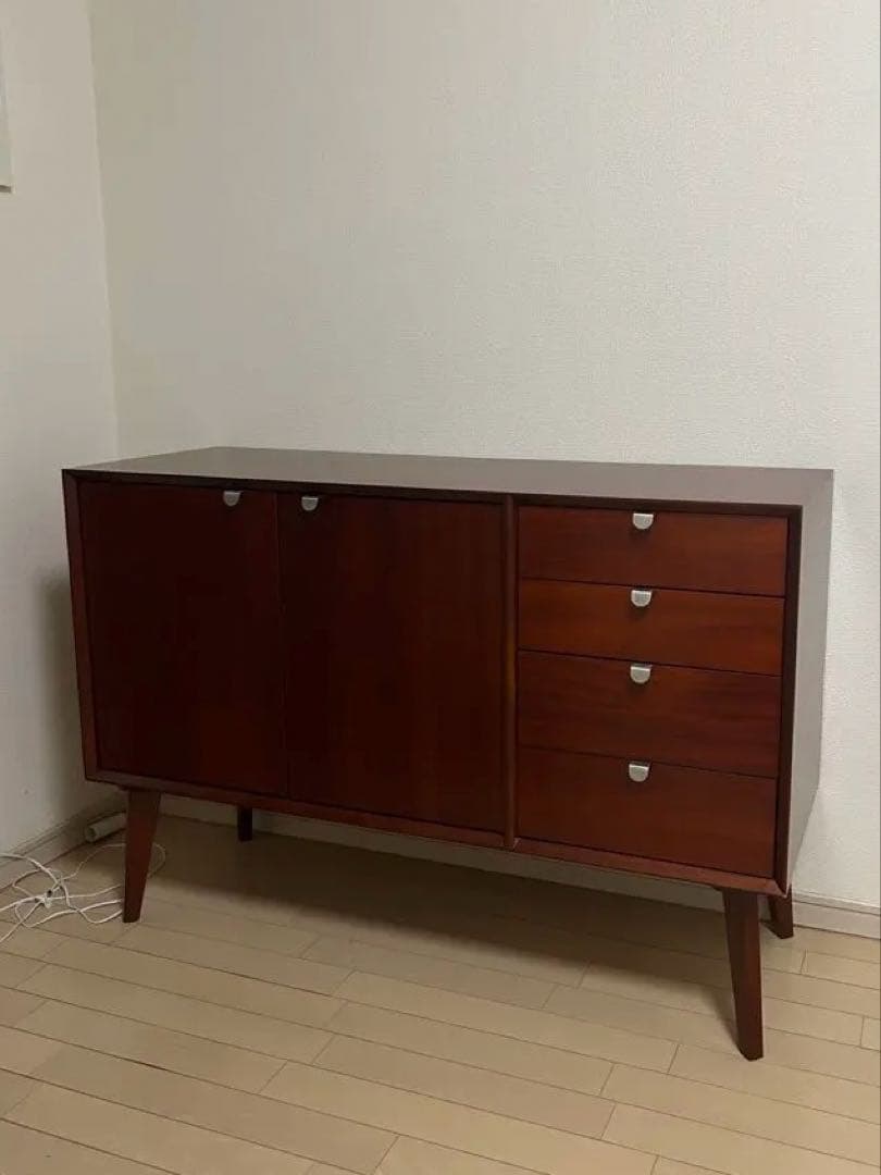 マホガニー材　サイドボード　北欧