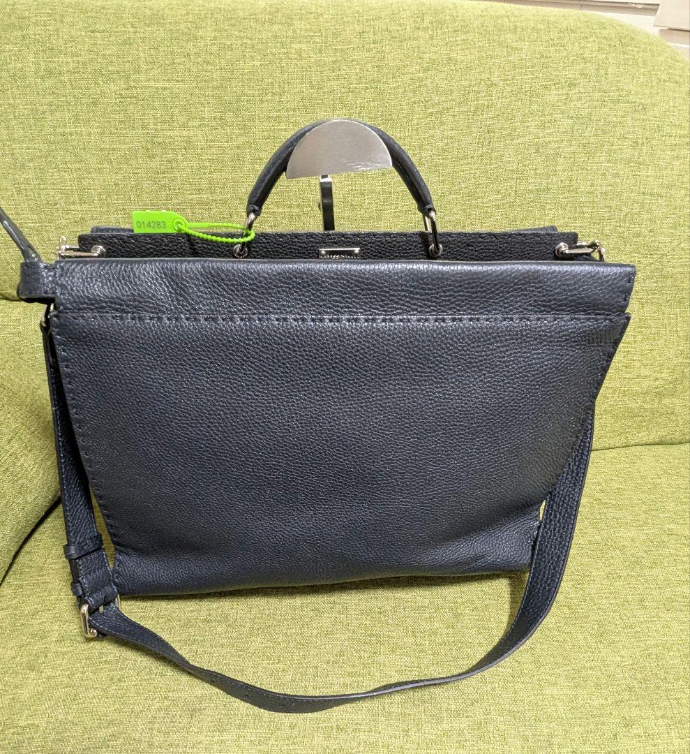 FENDI フェンディ レザー 2WAY バッグ 安心鑑定