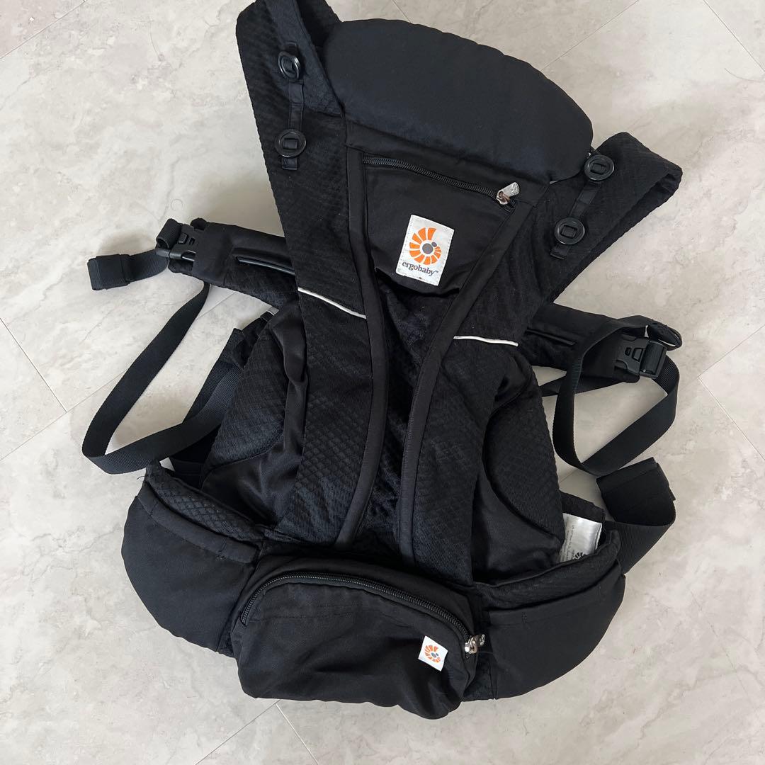 【美品】エルゴベビー オムニブリーズ 抱っこ紐　ブラック