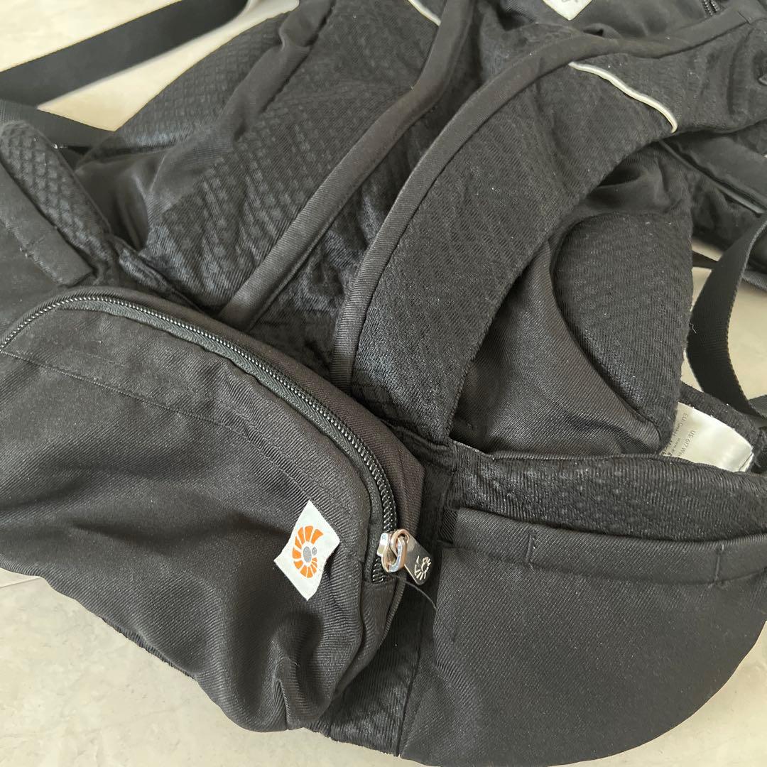 【美品】エルゴベビー オムニブリーズ 抱っこ紐　ブラック