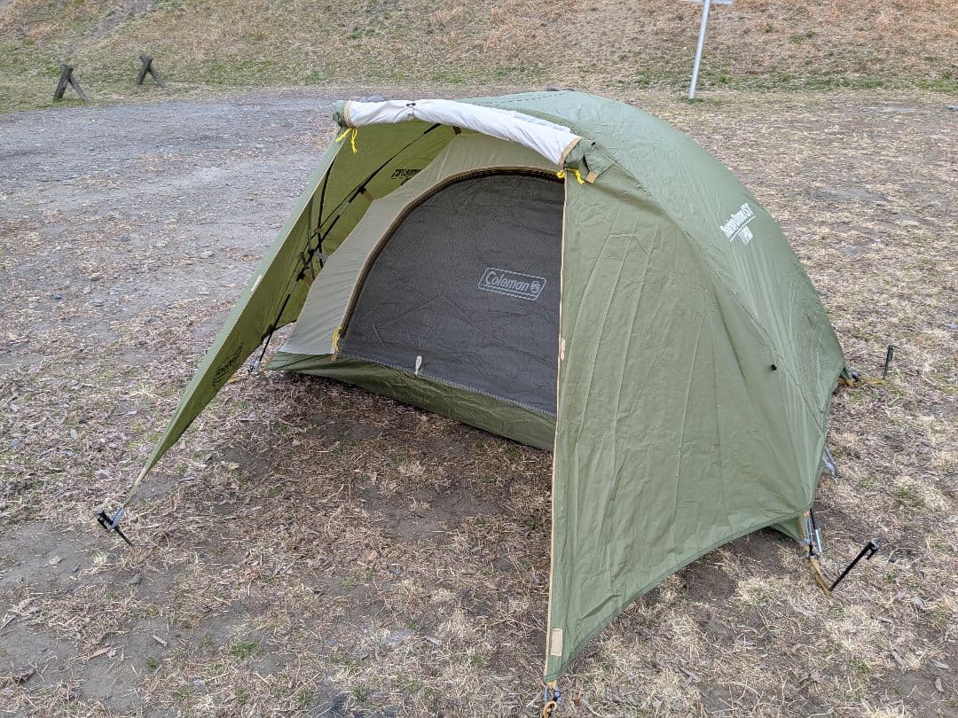 コールマン　ツーリングドームst　ソロキャンプ　Coleman