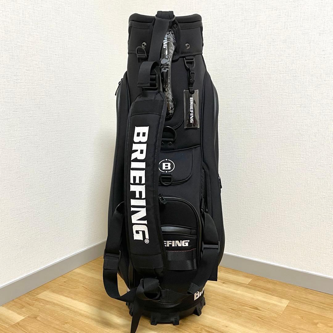 【完売品,未使用級】ブリーフィング キャディバッグ CR-3 シルバーブラック