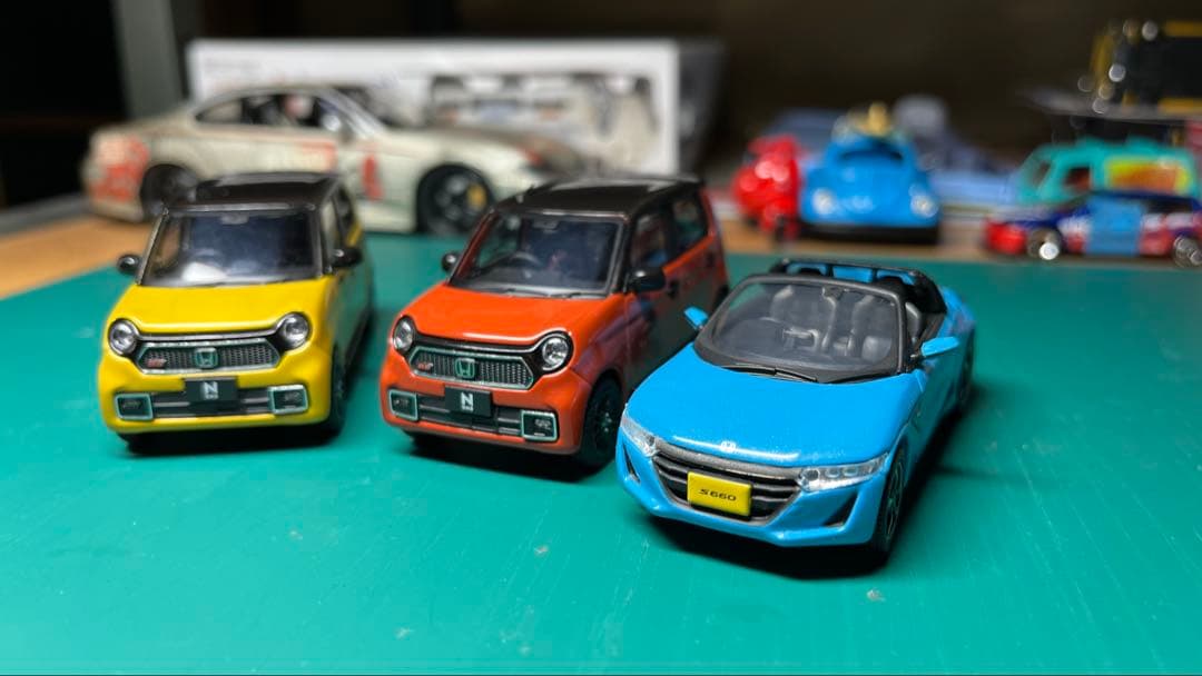 ホビージャパン HONDA N ONE カラーサンプル S660 3台セット