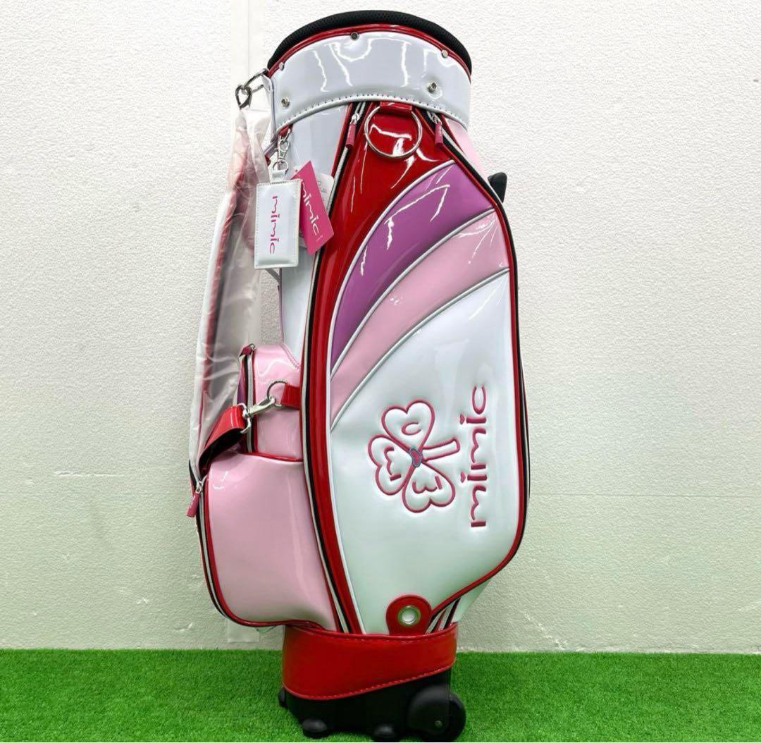 mimic ミミック　キャスター付キャディーバック　レディース　ゴルフバック